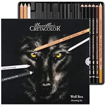Wolf Box Drawing Set The Stationers